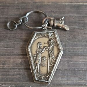 Vintage Nightmare Before Christmas Jack And Sally Key_chain Preowned